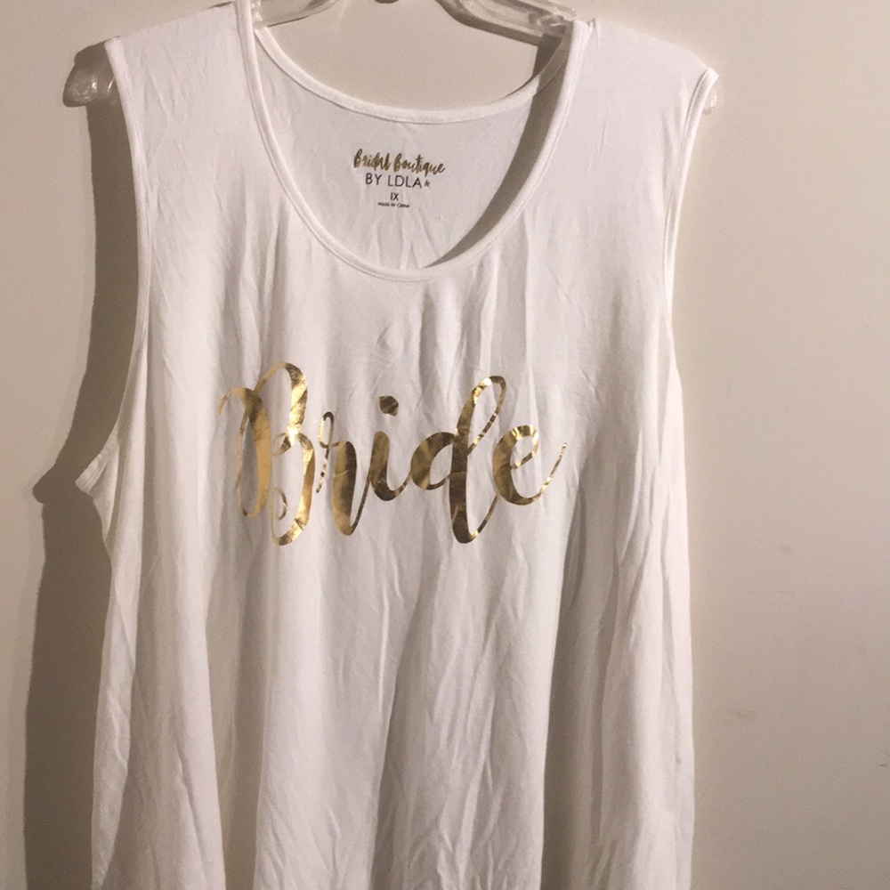 New Bridal Boutique “Bride” Sleeveless T-Shirt